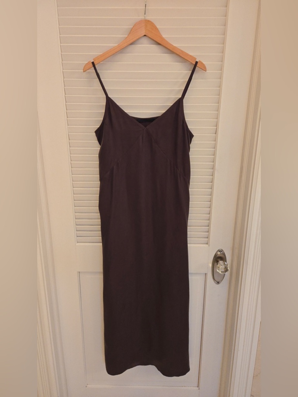 Jenni Kayne V-Neck Long Dress in Brown